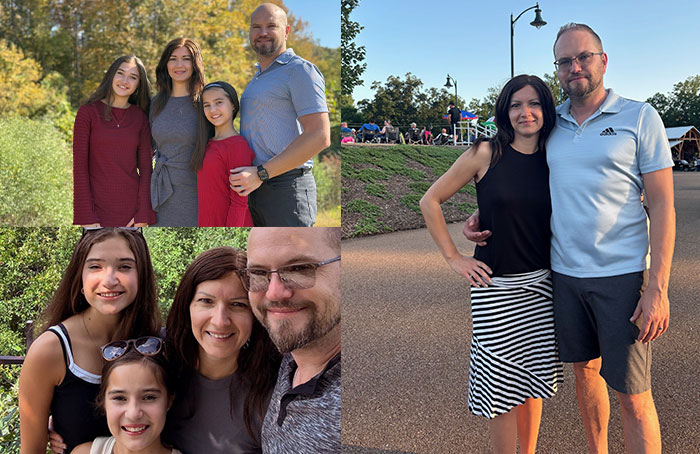 Monika family collage